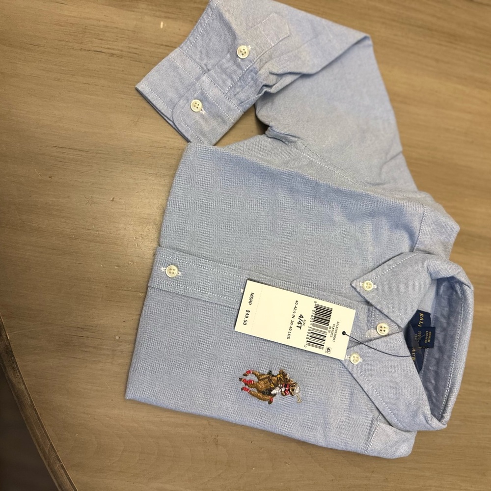Polo by Ralph Lauren Men's Sky Blue Casual Shirt